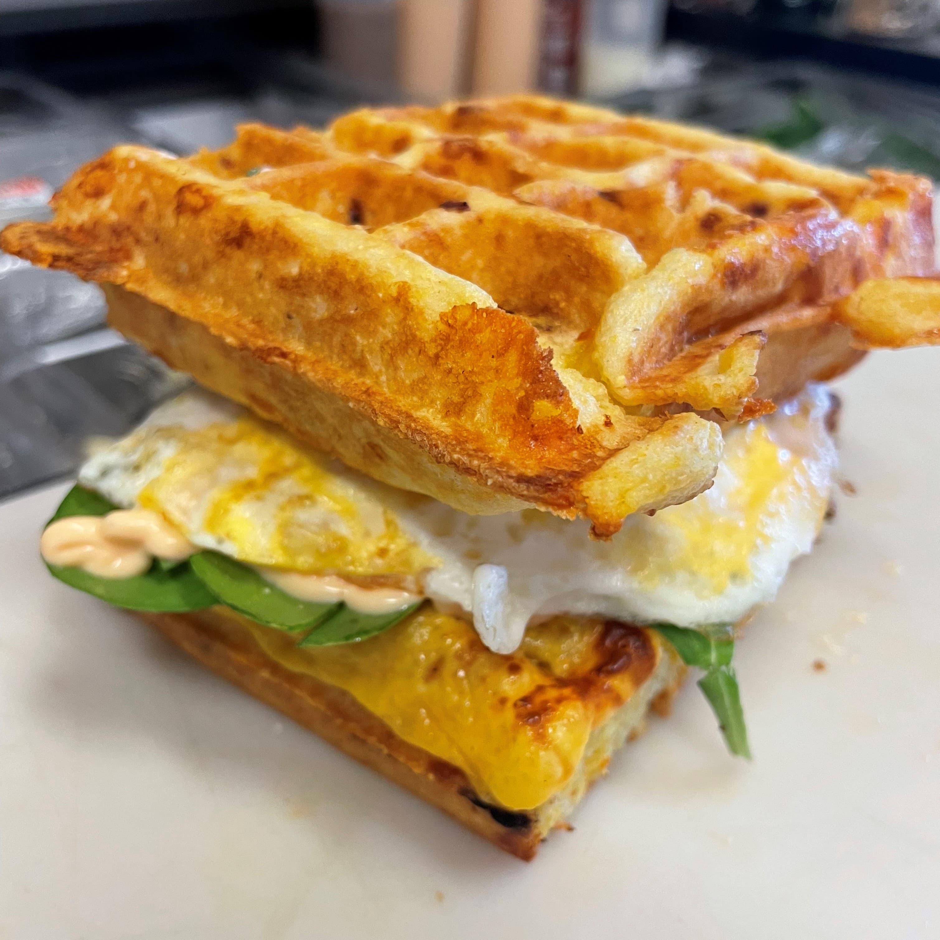waffle sandwich